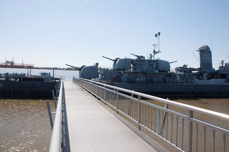 USS Kidd Approaching the Ship 2