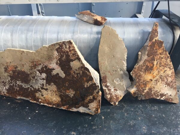 Wardroom cement pieces