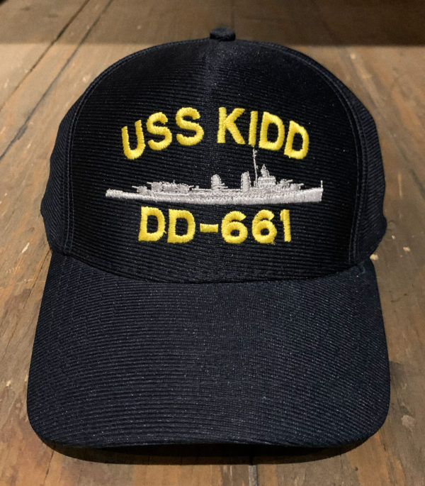 USS KIDD (DD-661) Silhouette Hat
