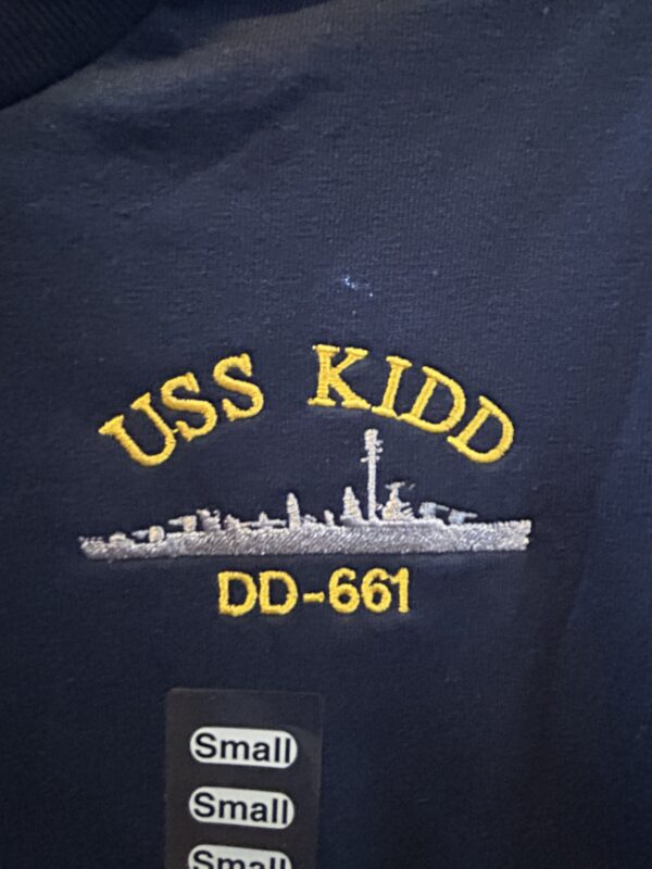 USS KIDD Silhouette T-Shirt - Image 2