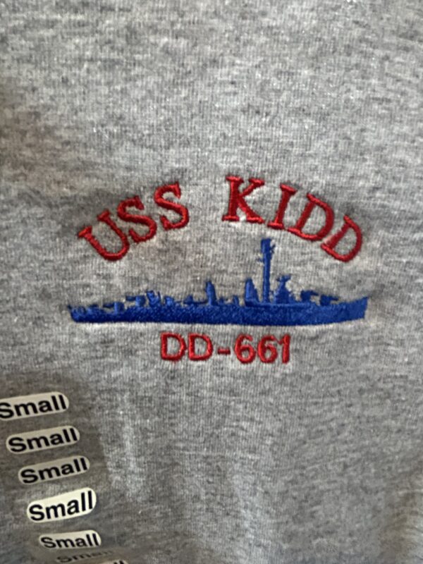 USS KIDD Silhouette T-Shirt - Image 3
